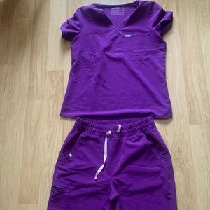 Figs Scrubs Magic purple